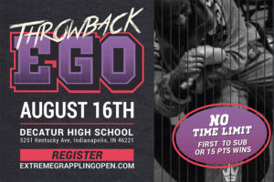 Postcard Design for Brazilian Jiu-Jitsu Grappling Tournament
